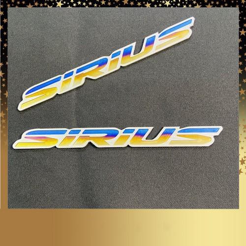 Tem Chữ Logo Bằng Titan Cho Sirius Siêu Độc