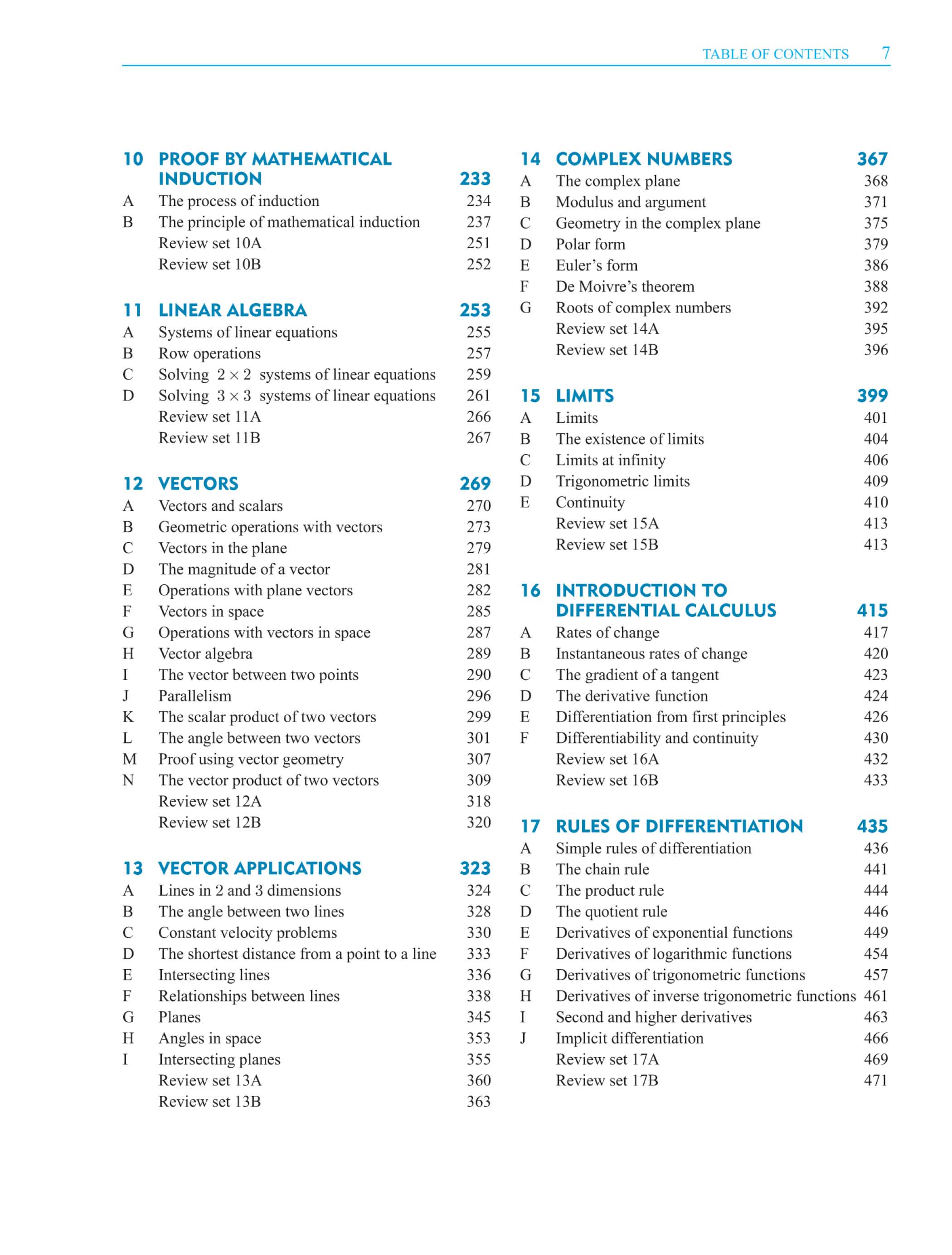 Mathematics Analysis and Approaches HL 2