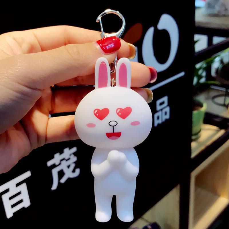 [FREESHIP MAX 15K][HCM]❤ Móc khóa thỏ Cony V.2 (Mẫu 5 2 mắt hình trái tim) ❤