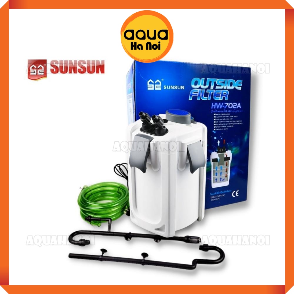 Máy lọc sunsun hw 702a/703a/704a - lọc thùng ngoài làm sạch nước hồ cá cảnh thủy sinh