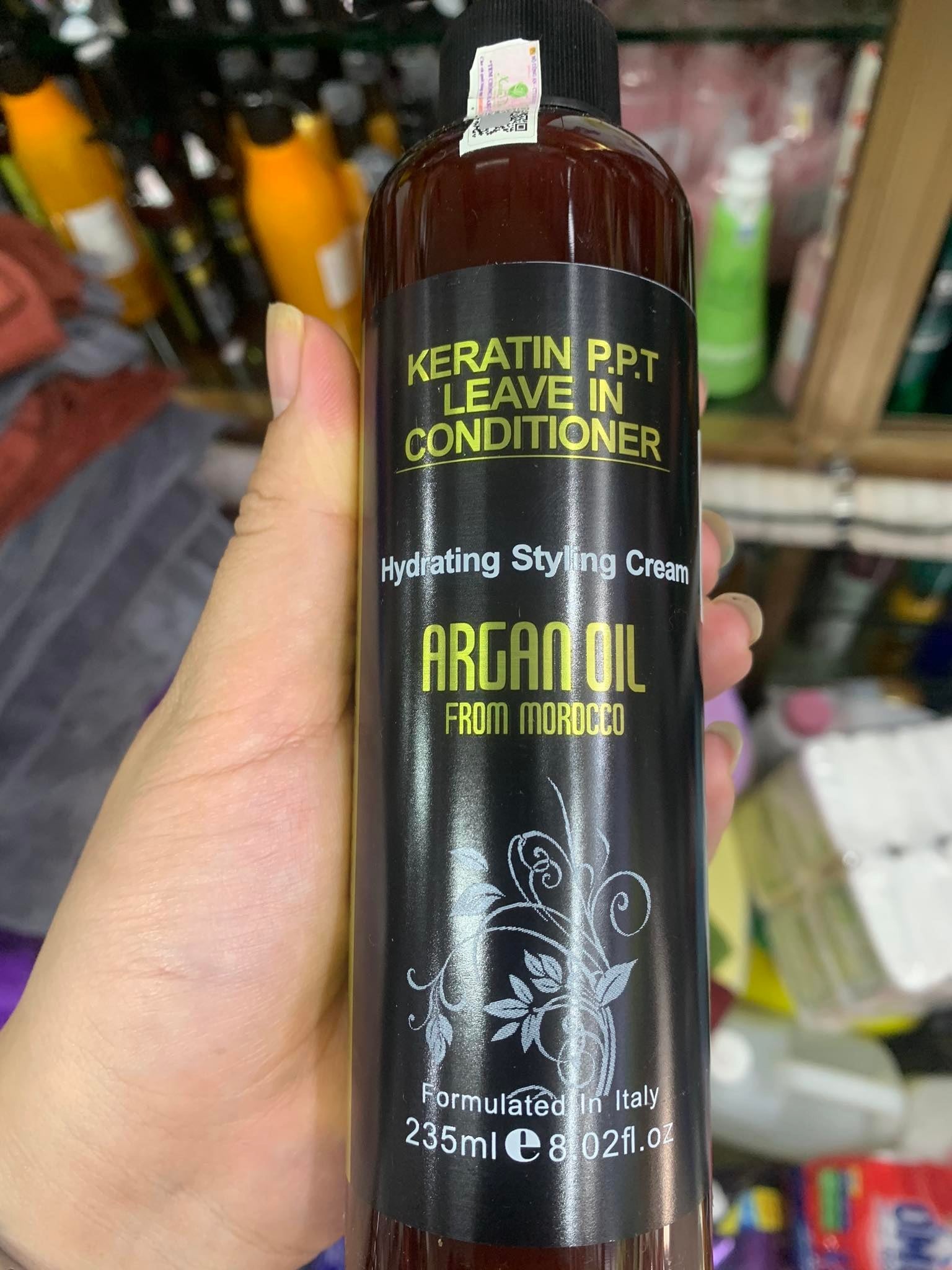 Gel mềm tạo kiểu tóc xoăn keratin ppt argan colatin 235ml
