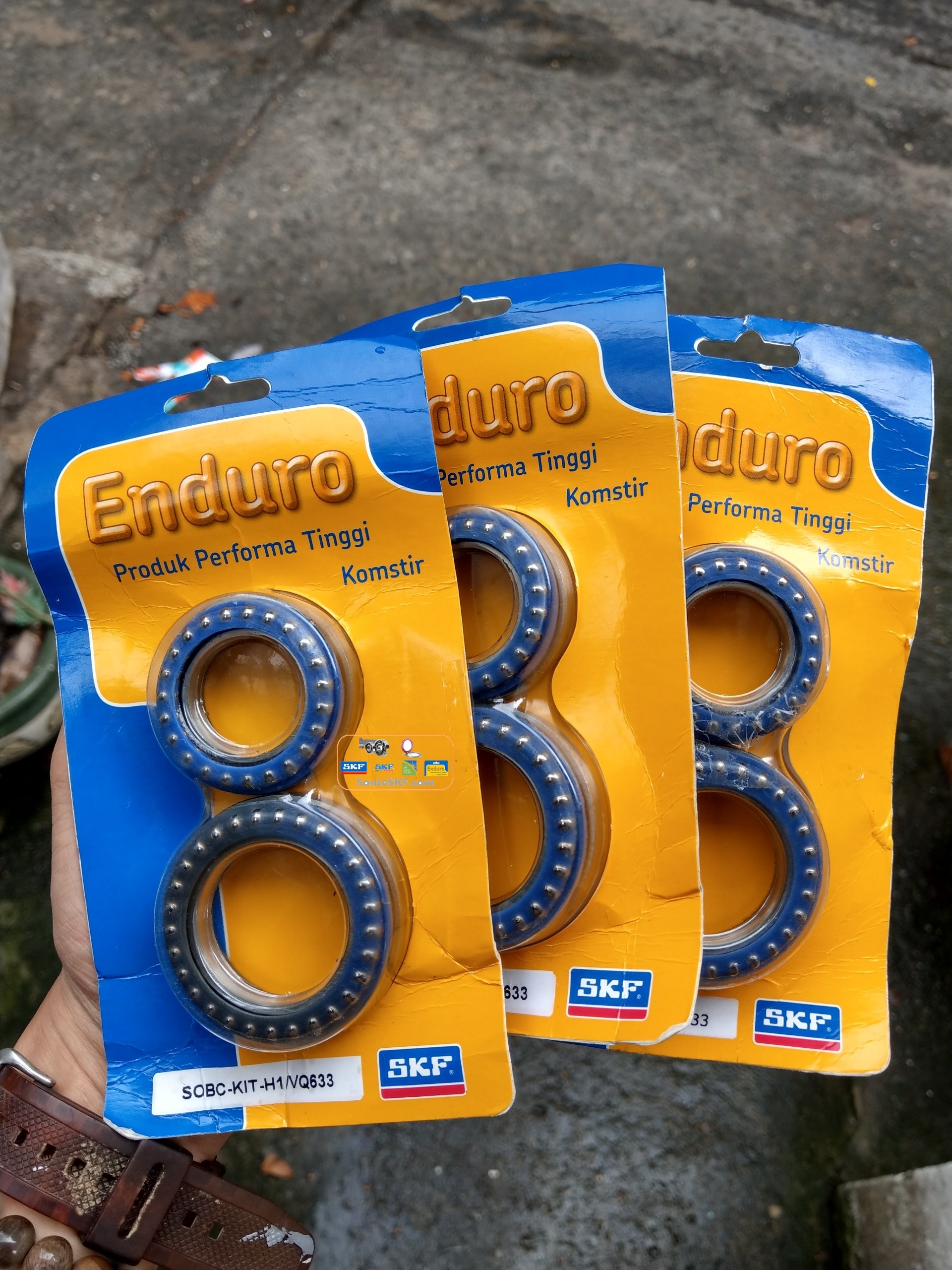Chén cổ Enduro SKF dành cho Honda SH 150 (Có hàng)