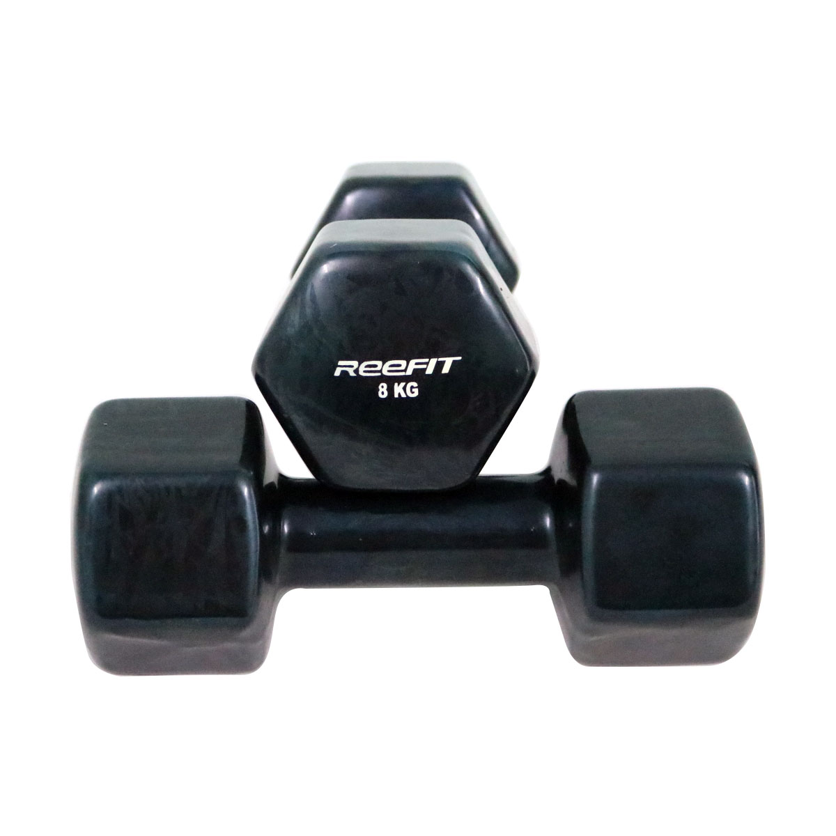 Bộ 2 tạ tay cao su 8kg Reefit (2 tạ 8kg, tổng 16kg)