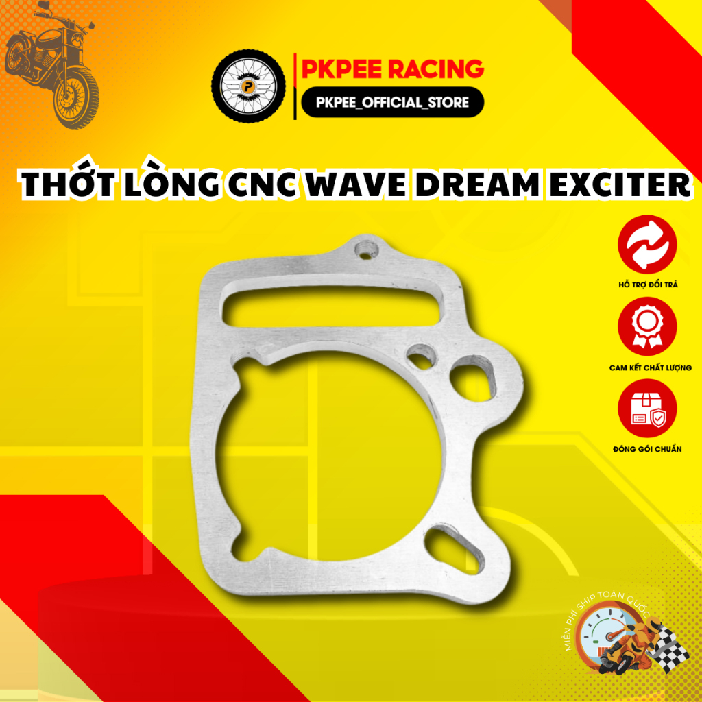 Thớt Lòng CNC Wave, Dream (1mm, 2mm, 3mm, 6mm Đường Kính 60mm), Exciter 135, 150 (7mm, 12mm Đường Kính 78mm) - PKPEE