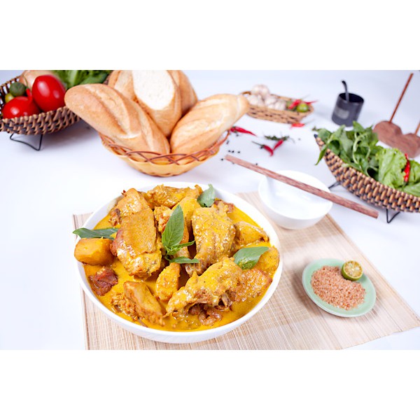 Bột Cà Ri Đặc Biệt 500gr/ Cary Powder/ Bột Cà Ry - Bà Tám Chà