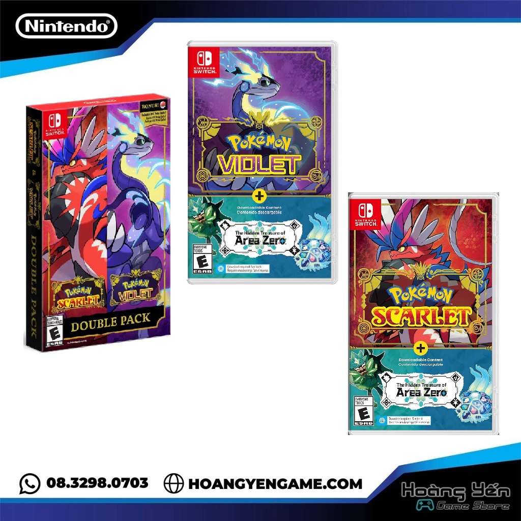 Băng Game Pokemon Scarlet and Violet Nintendo Switch