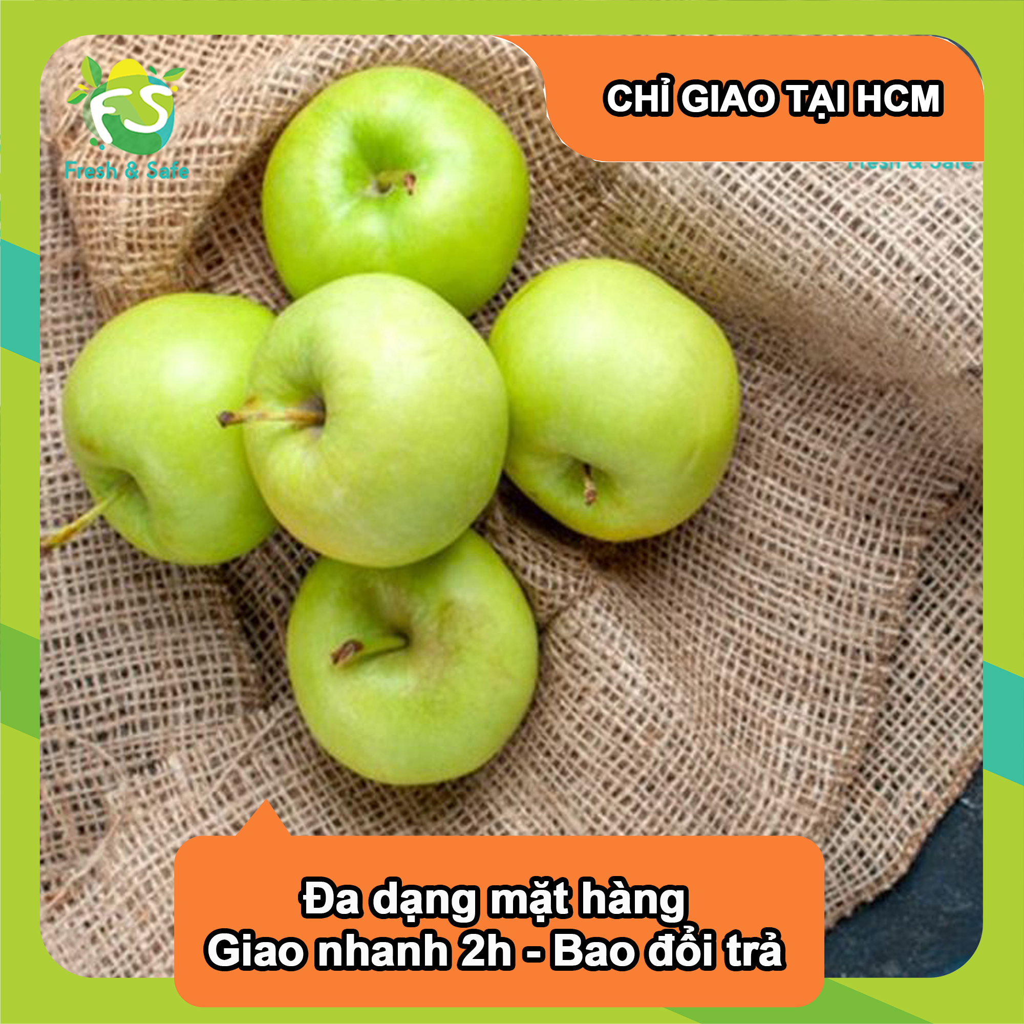 [Chỉ Giao HCM] Táo Xanh Nhập Khẩu Granny Smith - 1kg