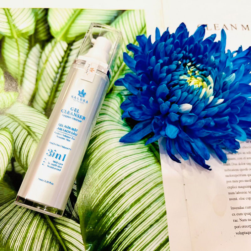 GEL RỮA MẶT  KHÔNG BỌT HALORA ( DÀNH CHO DA KHÔ VÀ MỤN )