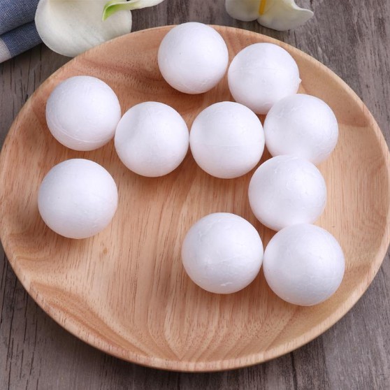 Xốp tròn trang trí size 2,4-5cm
