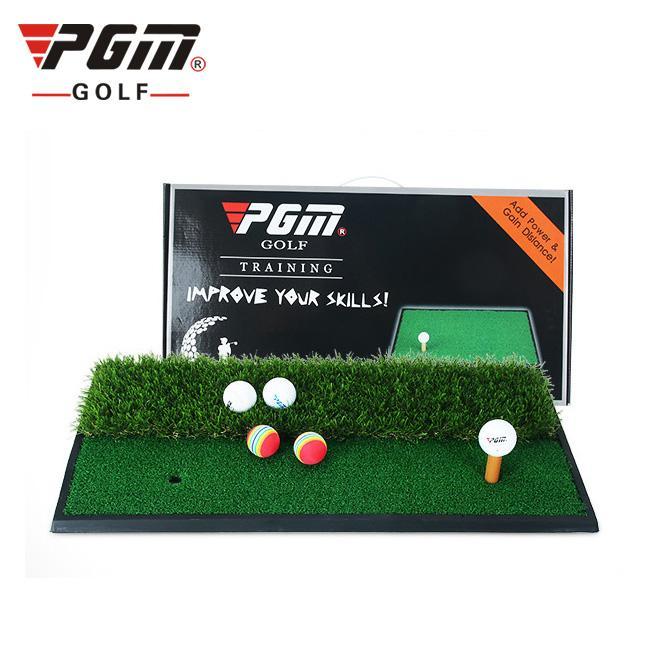 THẢM TẬP SWING GOLF - PGM DOUBLE GRASS MINI HITTING MAT - DJD005