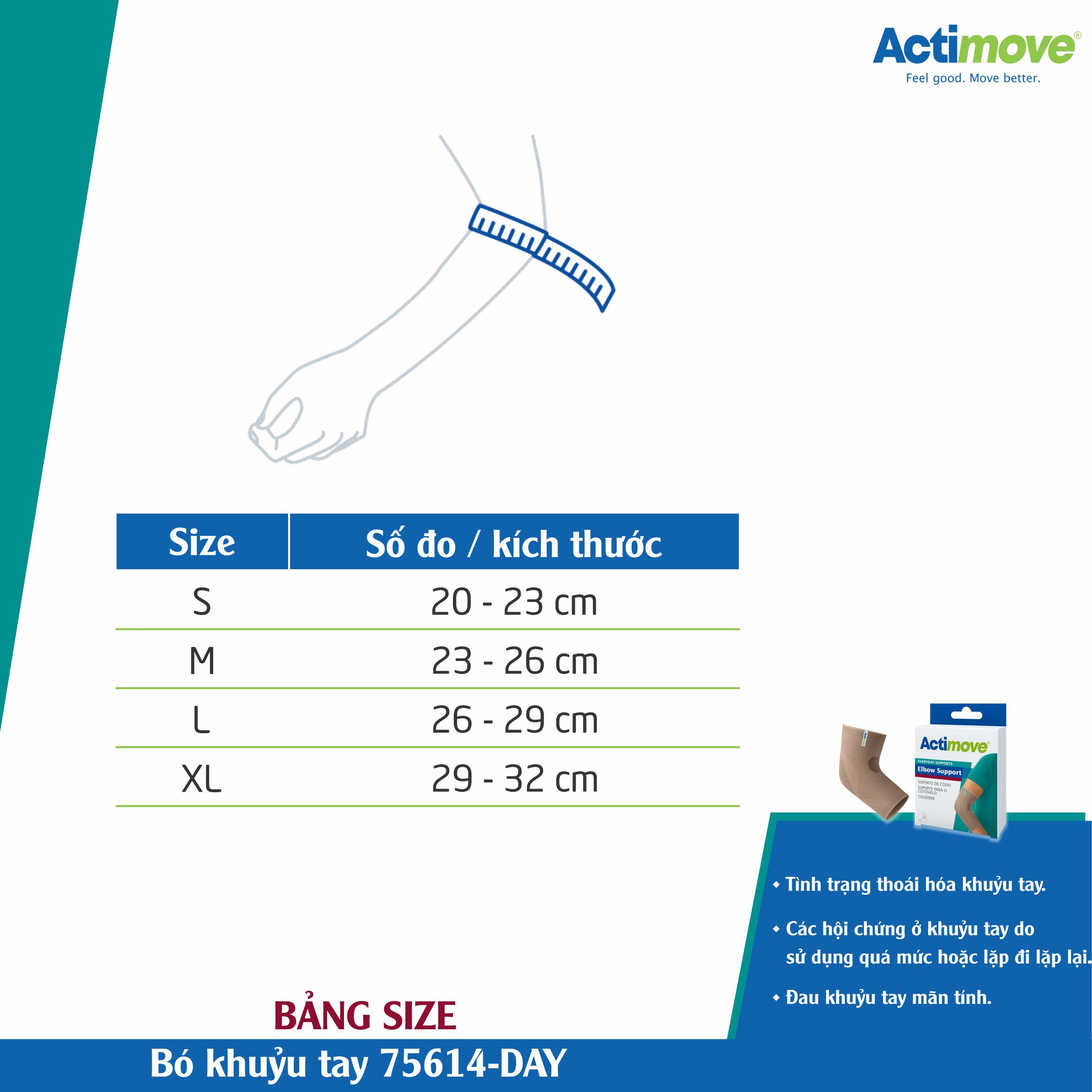 Bó khuỷu tay 75614-DAY Actimove Elbow Support