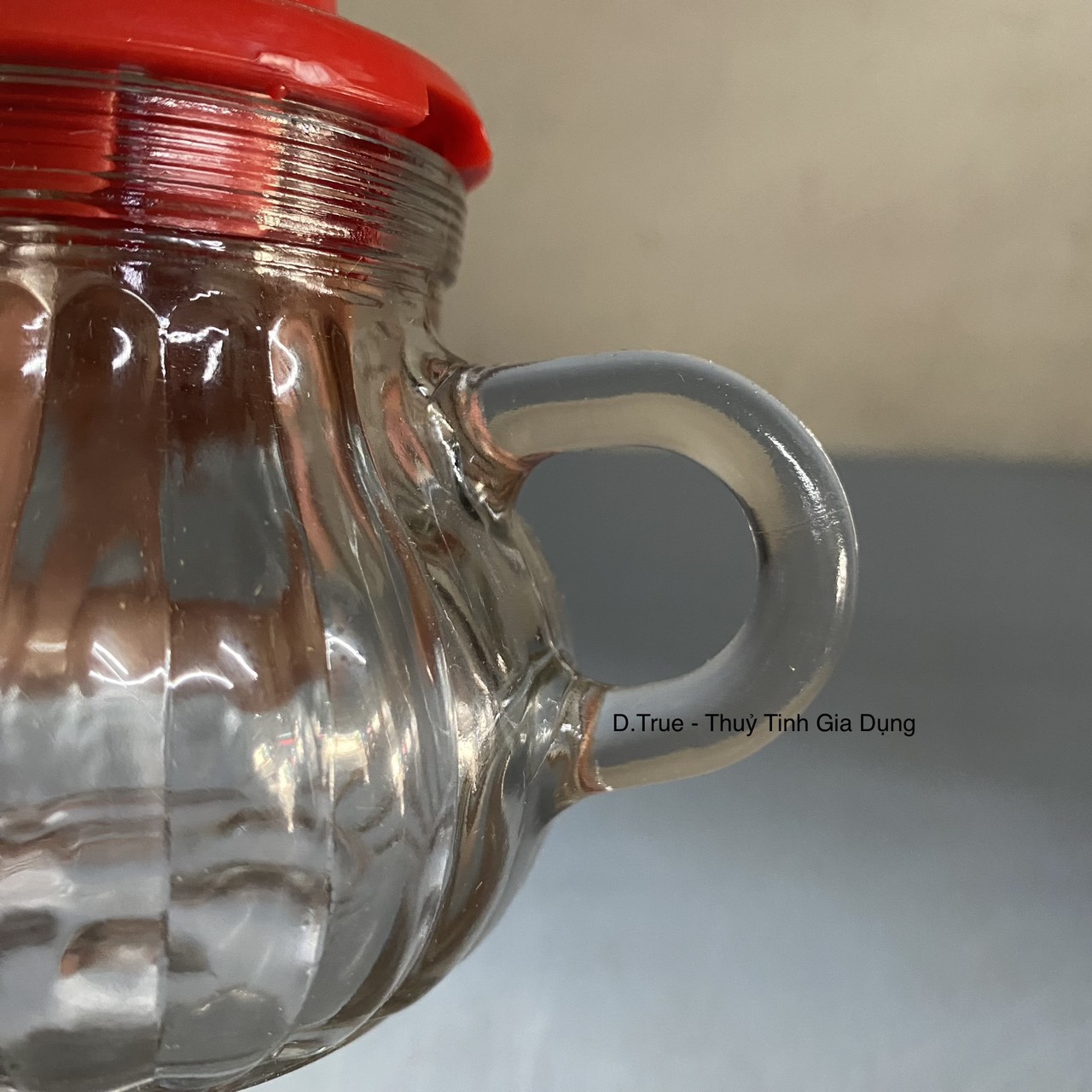 Bình Thủy Tinh Chiết Rót Nước Mắm/Nước Tương 200ML