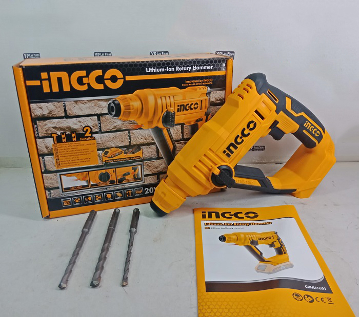 20v máy khoan bê tông dùng pin ingco crhli1601