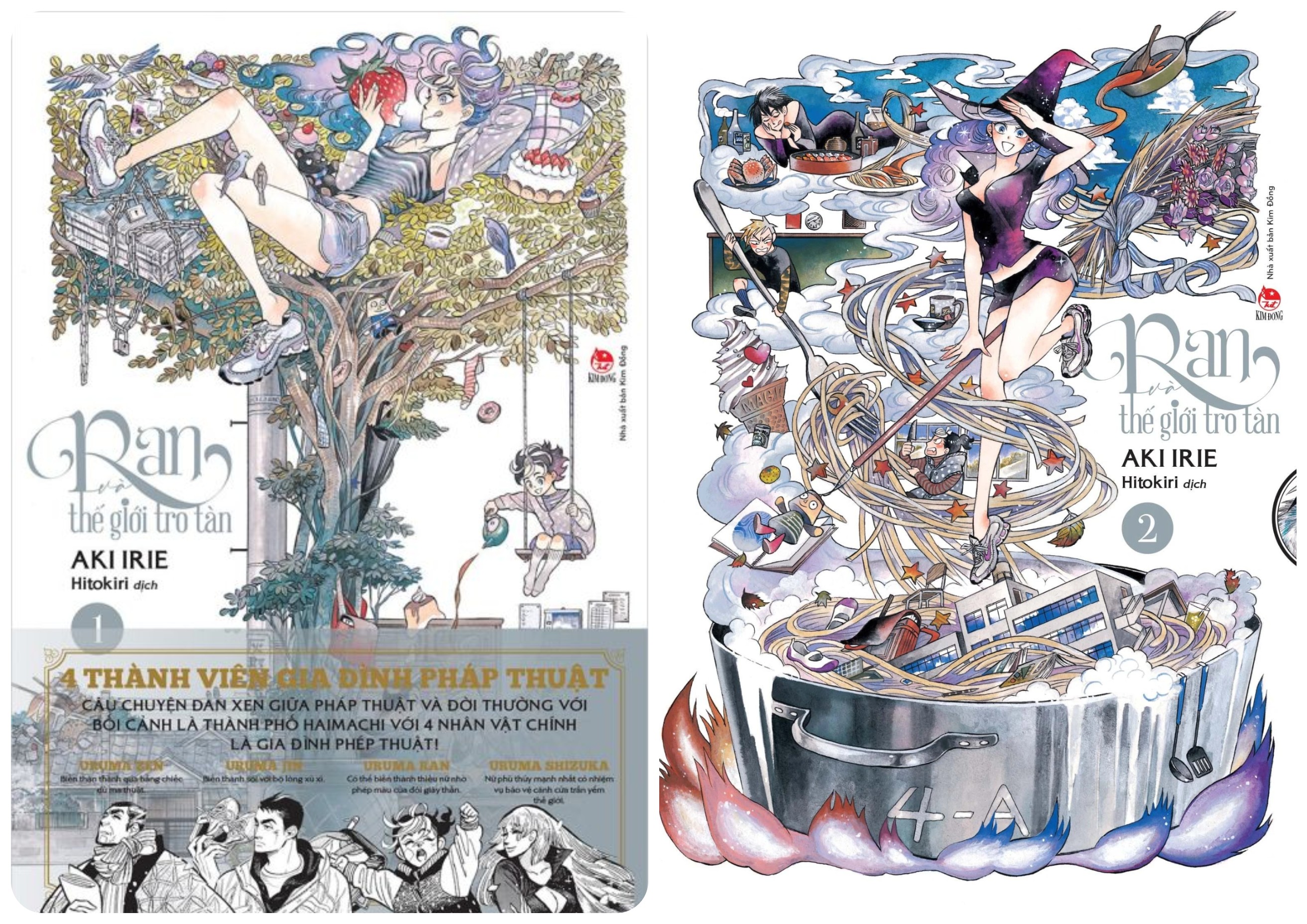 Ran Và Thế Giới Tro Tàn Combo Tập 1+2 (Tặng Kèm Obi + Postcard) - Tntmanga