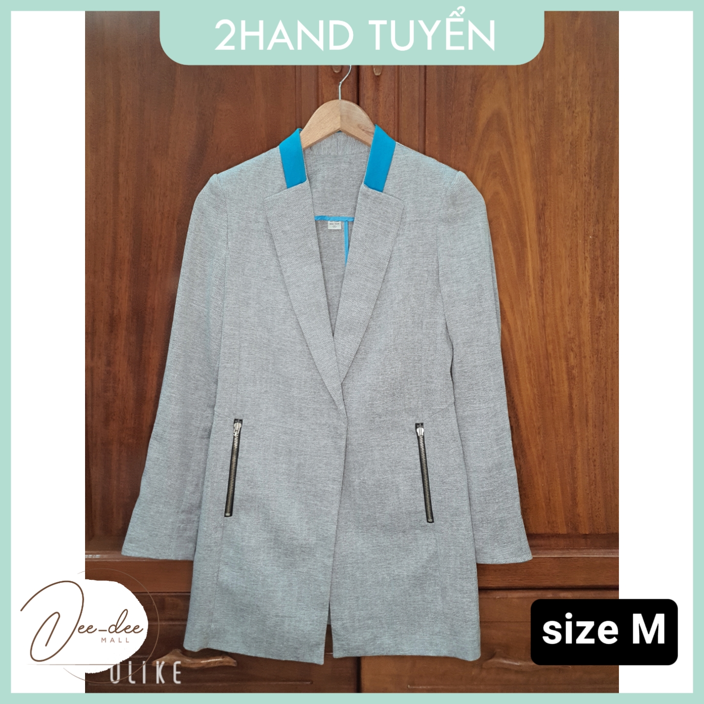 [2hand] Áo khoát vest - áo blazer nữ Hàn Quốc