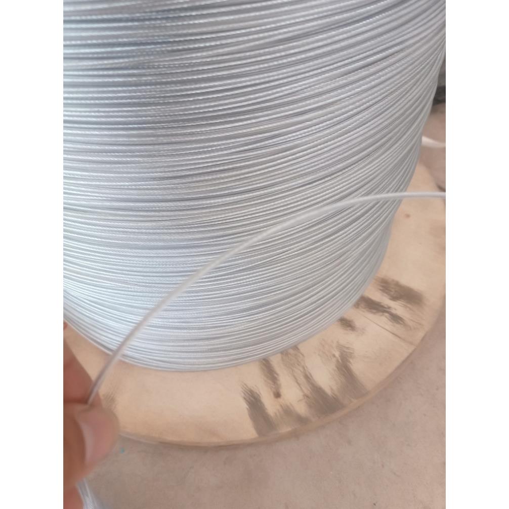 100 Mét cáp bọc nhựa 2mm làm dây phơi quần áo,trang trí nhà cửa
