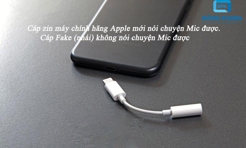 Jack Chuyển Cổng Lightning Sang 3.5mm iPhone Chính Hãng