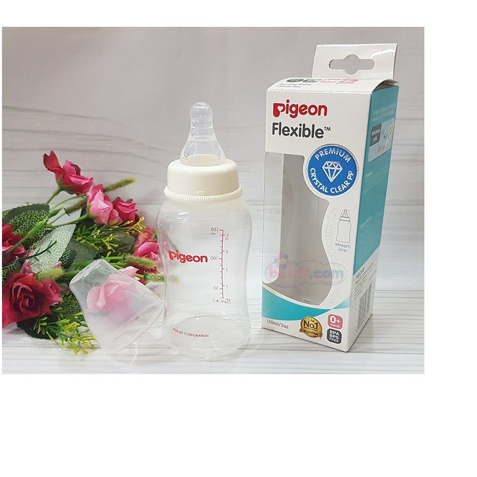 Bộ 2 bình sữa pigeon Flexible 150ml và 250ml