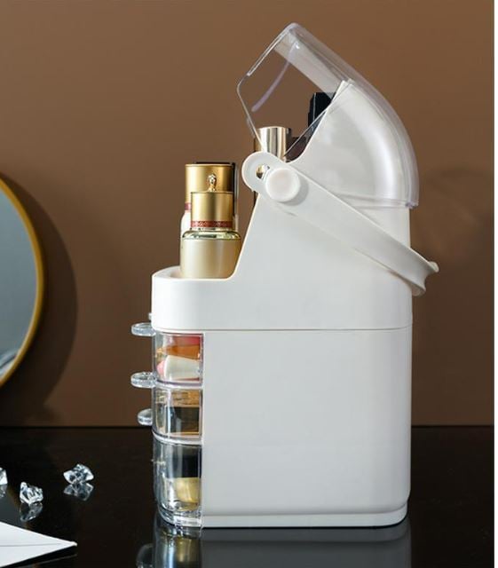 Tủ đựng mỹ phẩm có nắp chống bụi MS02 cỡ lớn