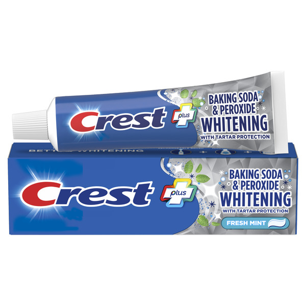 Kem đánh răng Crest Baking Soda & Peroxide Whitening hàng Mỹ