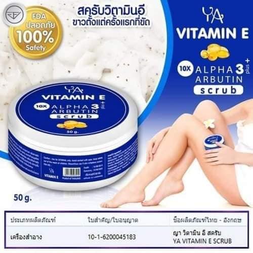 Tẩy tế bào chết VITAMIN E 10X SCRUB Thái Lan cho mặt