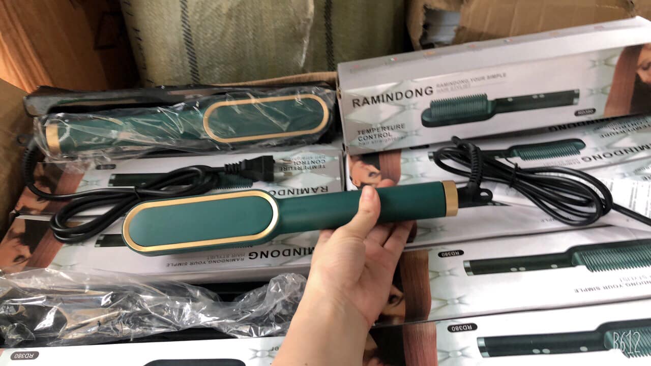 LƯỢC ĐIỆN CHẢI TÓC, DUỖI TÓC TIỆN DỤNG