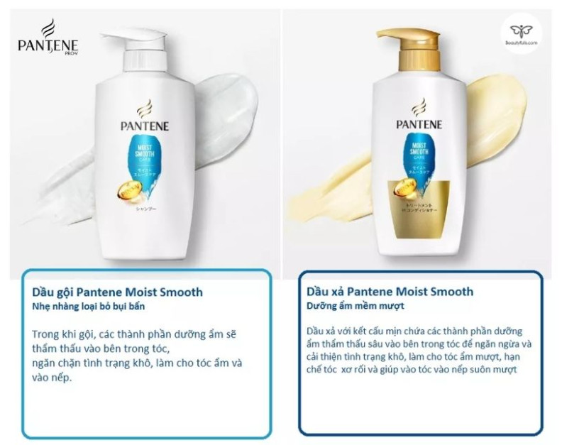 BỘ DẦU GỘI XẢ PANTENE PRO V (GỒM CHAI DẦU GỘI 270ML + DẦU XẢ 270G)