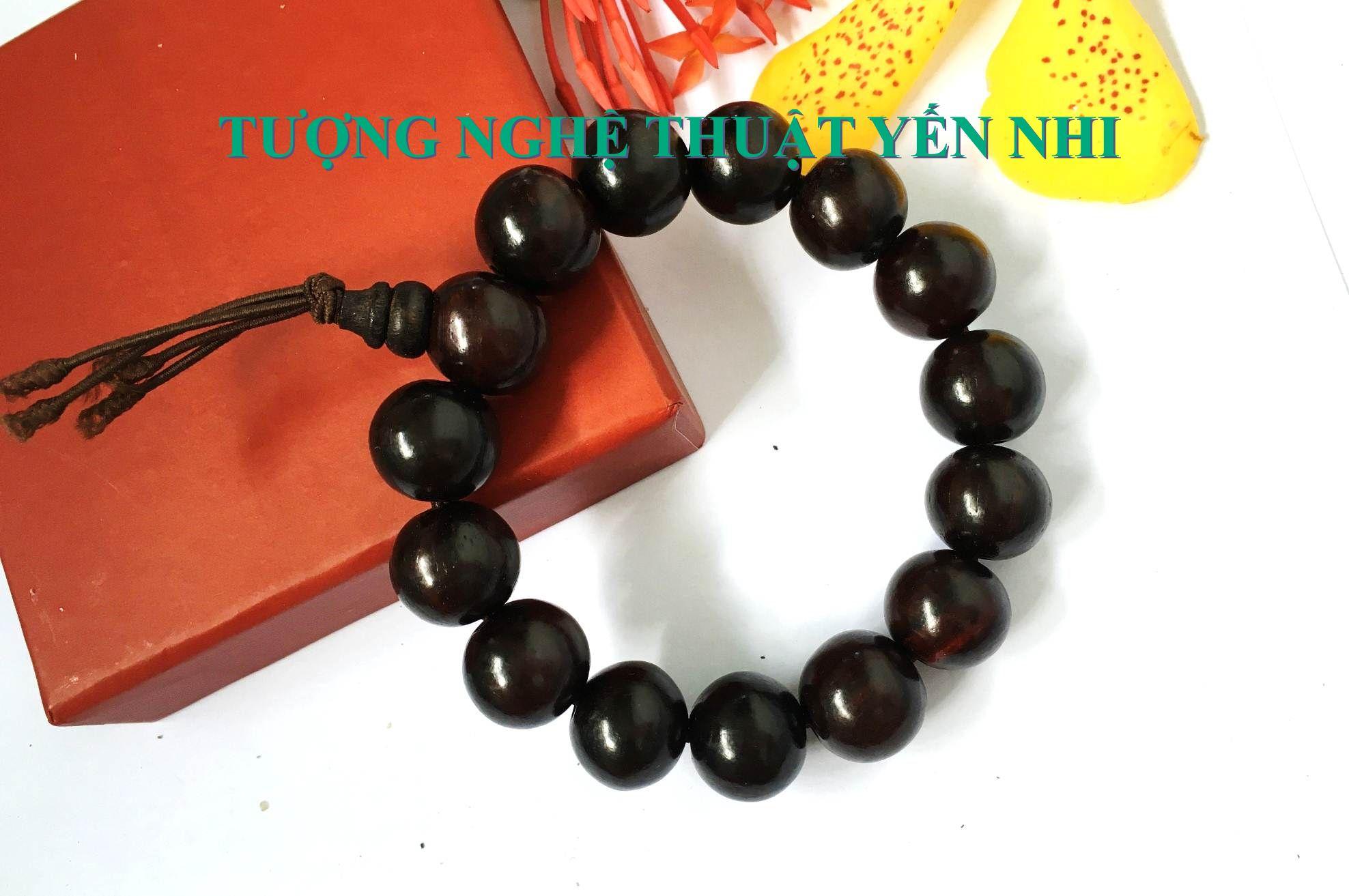 Vòng tay gỗ trắc cao cấp 14mm