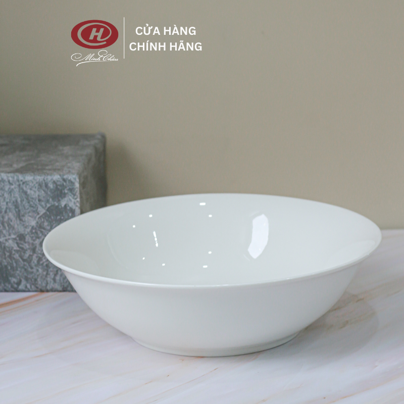 Bát Tô Loe Trắng Trơn - Sứ Minh Châu