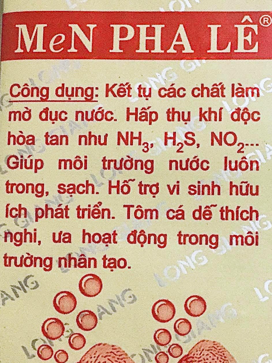 [HCM]Men vi sinh Pha Lê làm trong nước bể cá