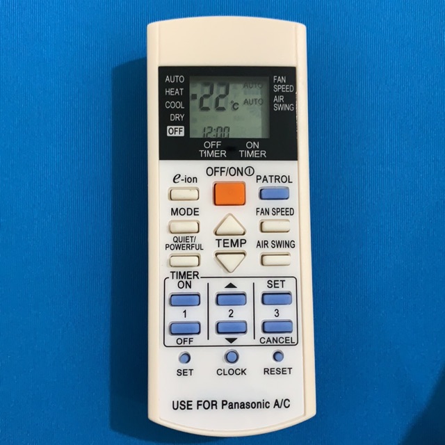 REMOTE ĐIỀU KHIỂN MÁY LẠNH ĐIỀU HOÀ PANASONIC eION
