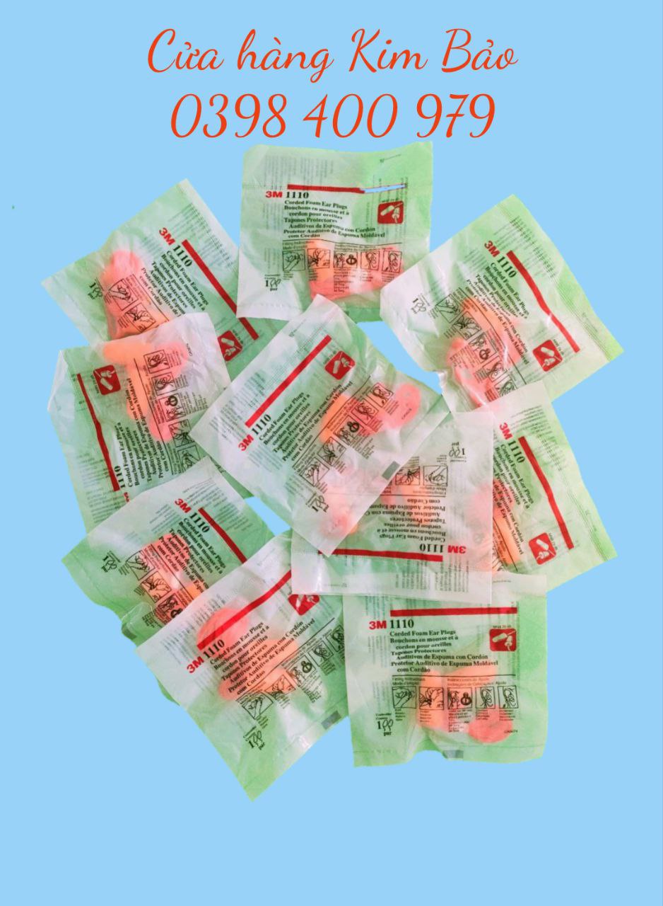 Combo 10 nút bịt tai chống ồn 3M 1110