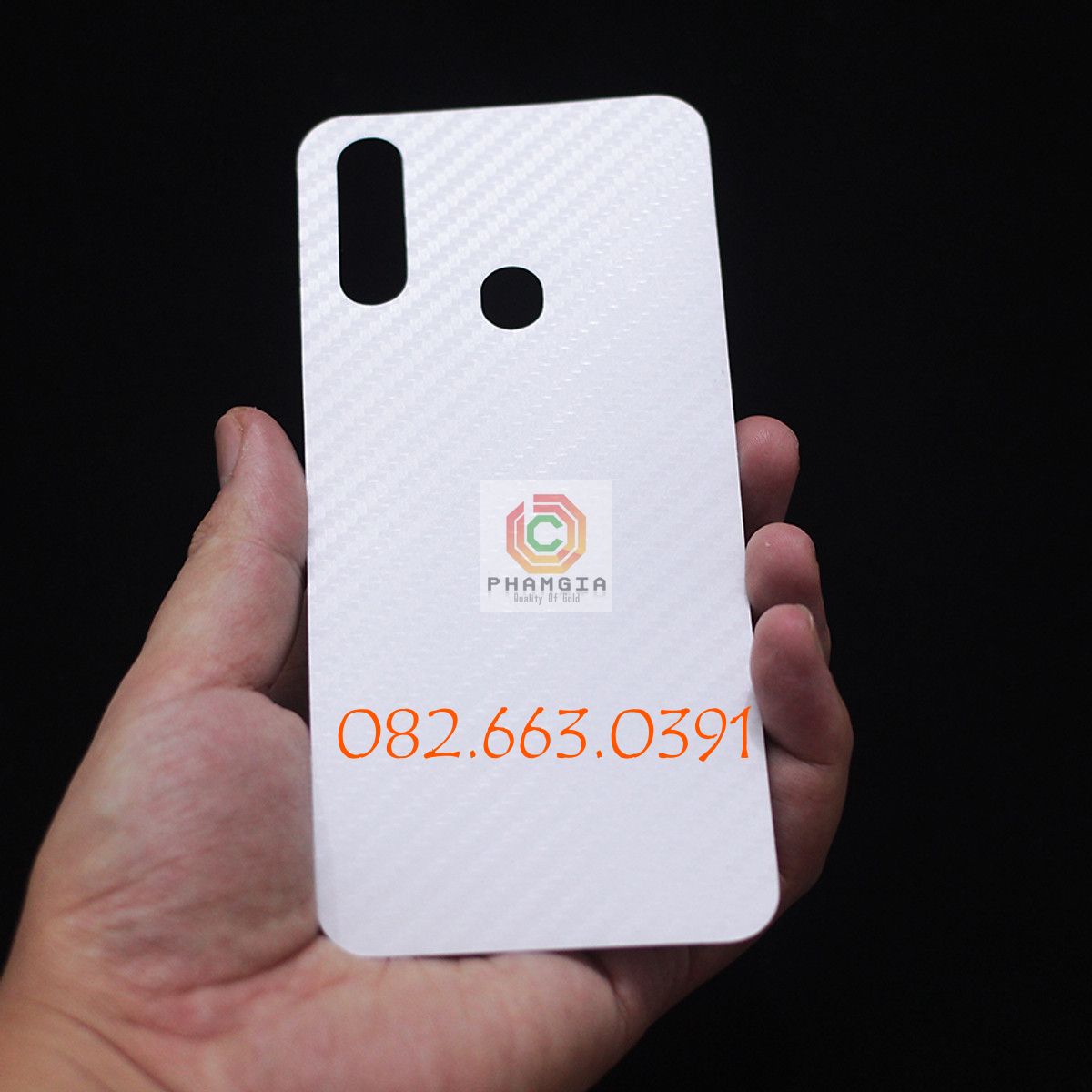 Miếng dán mặt lưng skin carbon Oppo A8