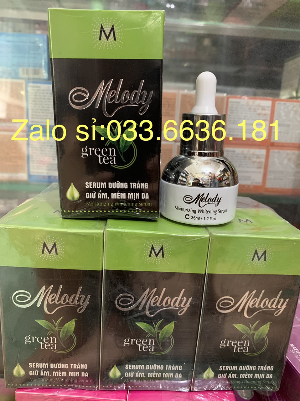 [chính hãng 100%] serum MELODY dưỡng trắng da-giữ ẩm-mềm mịn da chai 35ML (GIÁ IN TRÊN BAO BÌ 319K)