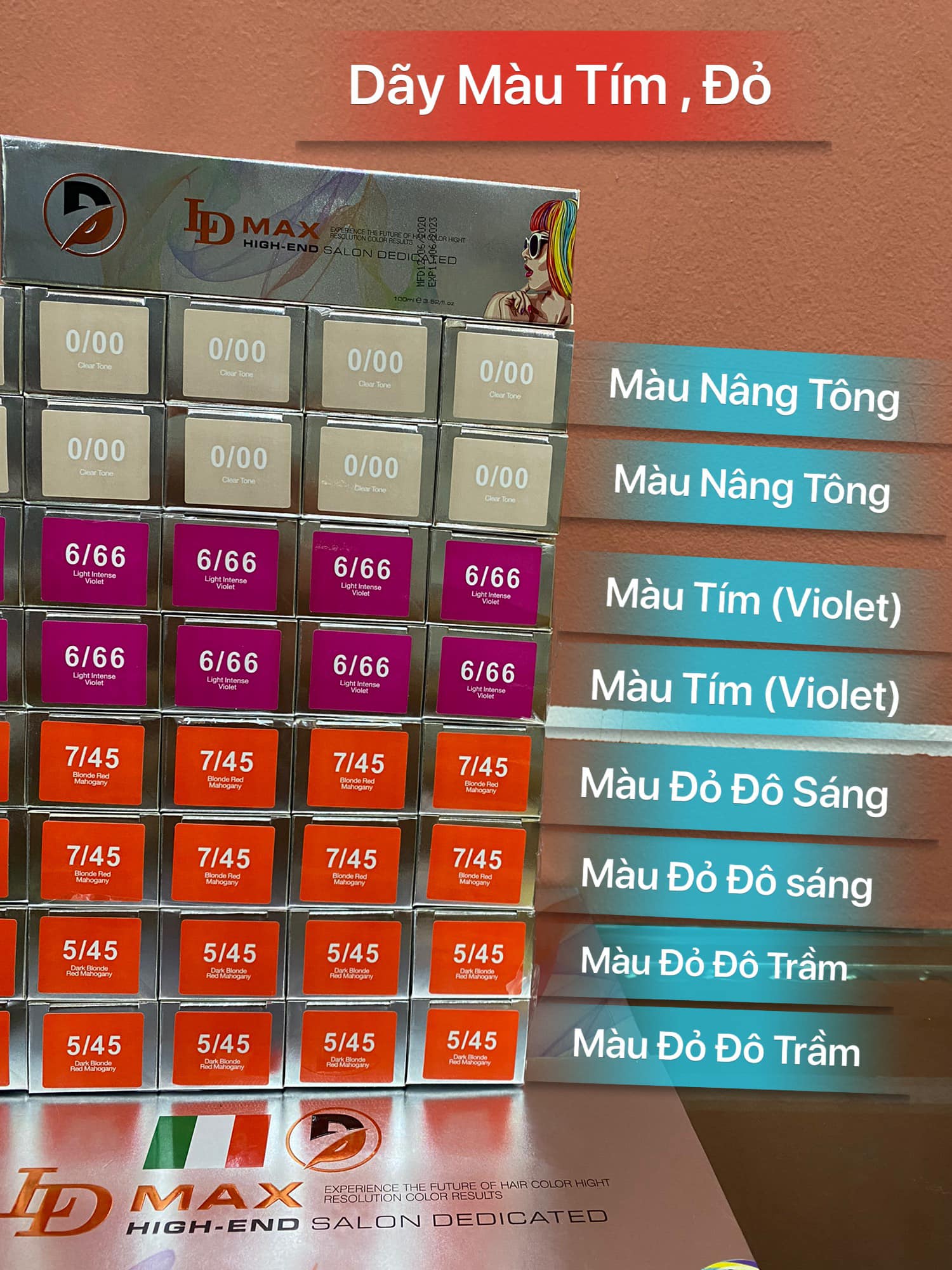 Màu Nhuộm Tóc Ldmax Tone Màu Vàng - Không Tặng Oxy