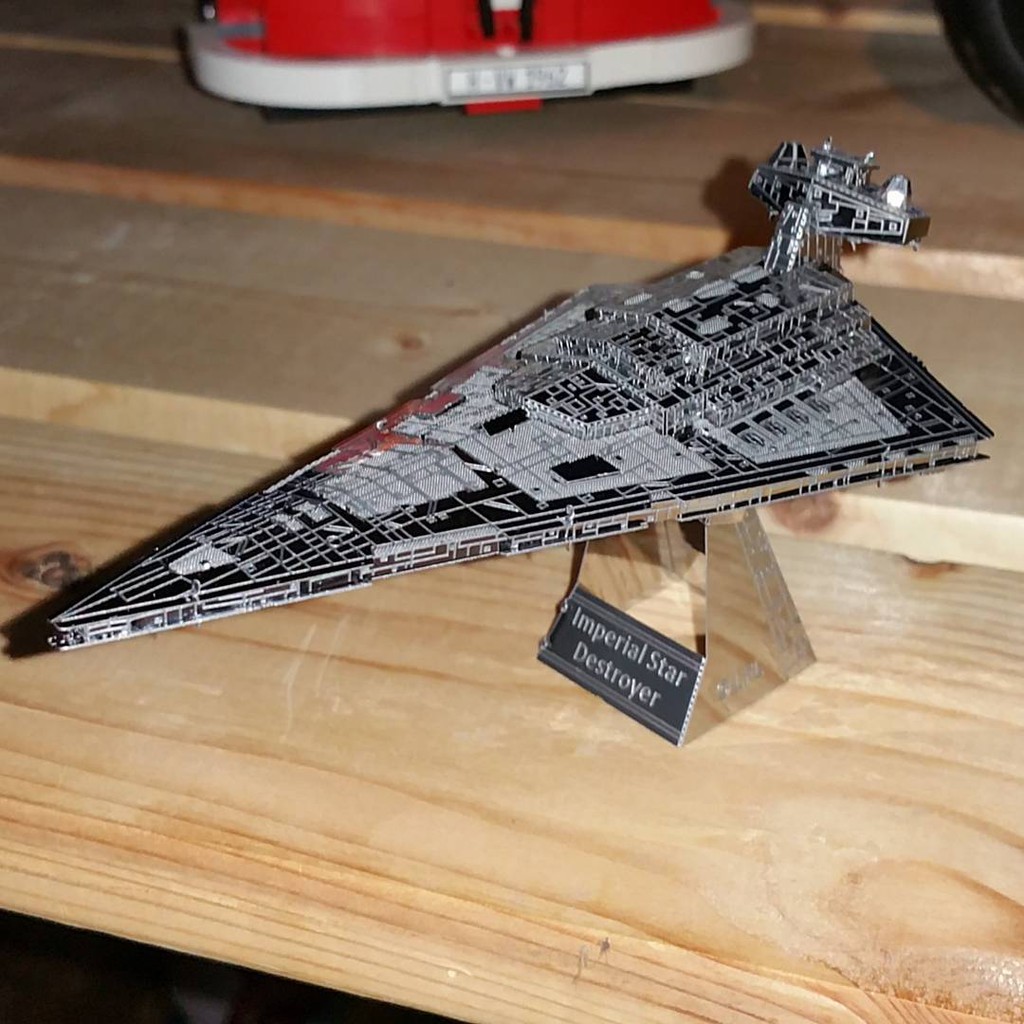 Mô hình 3D kim loại lắp ráp Phi thuyền Imperial Star Destroyer Star Wars [Chưa lắp]