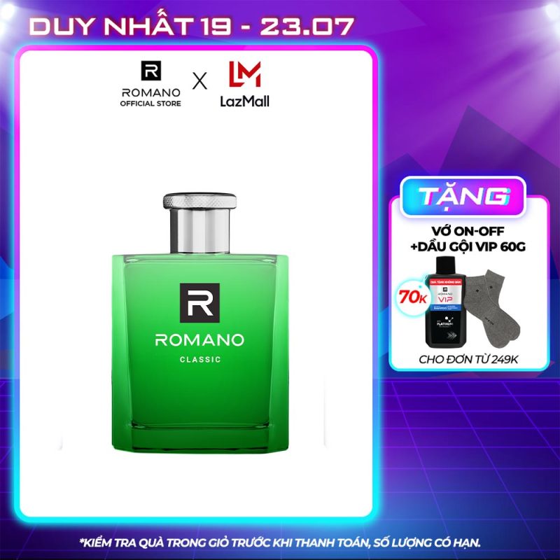 Nước hoa cao cấp Romano Classic 100ml
