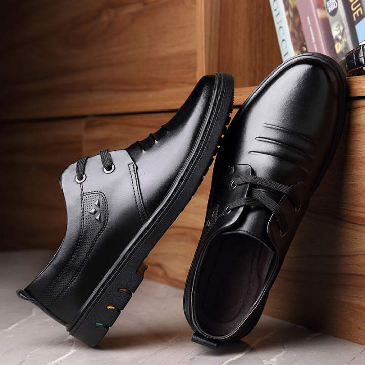 men versatile soft warmest casual leather shoes
