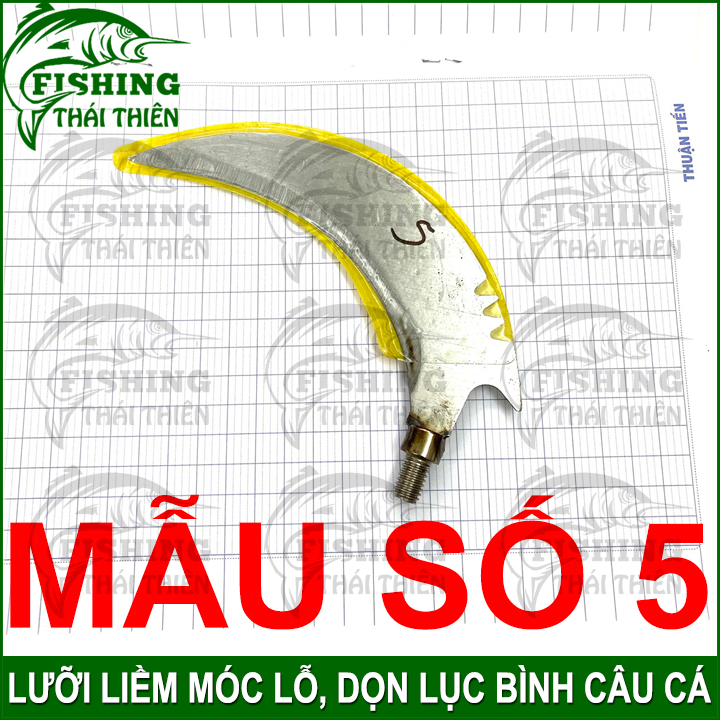 Lưỡi Liềm Cắt Cỏ Dọn Lục Bình Móc Lỗ Câu Cá