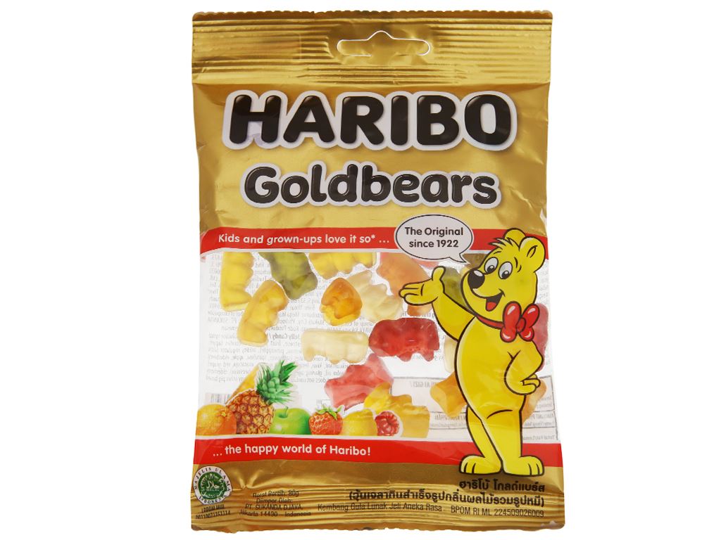 KẸO DẺO HARIBO 80GR  ĐỦ LOẠI 90446