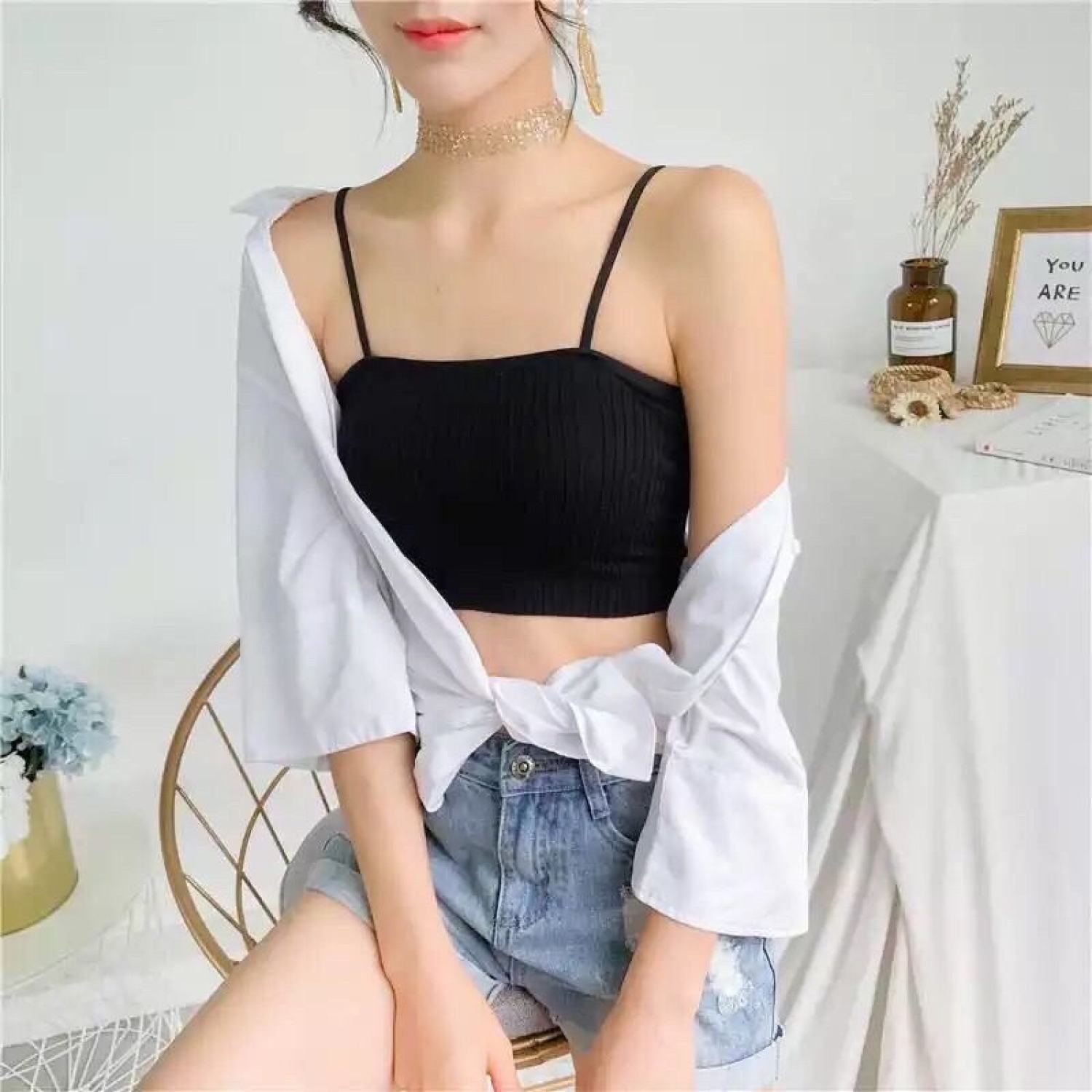 Áo bra quây cotton siêu xinh 809