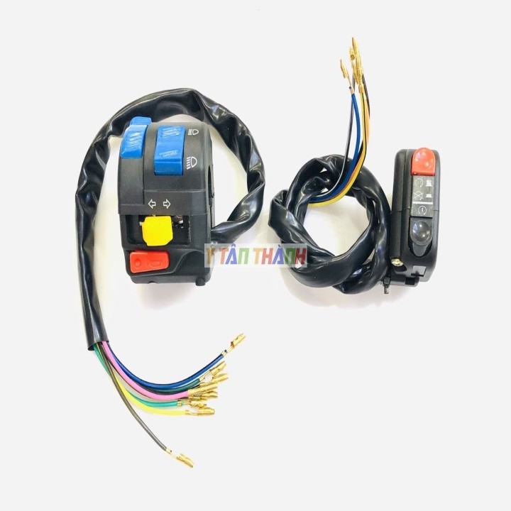 Cùm Công Tắc Fz Nút Xanh K4