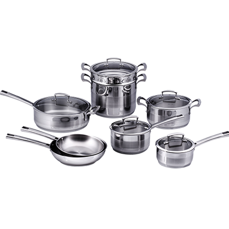 Bộ nồi inox 13 món cao cấp Junger JC100