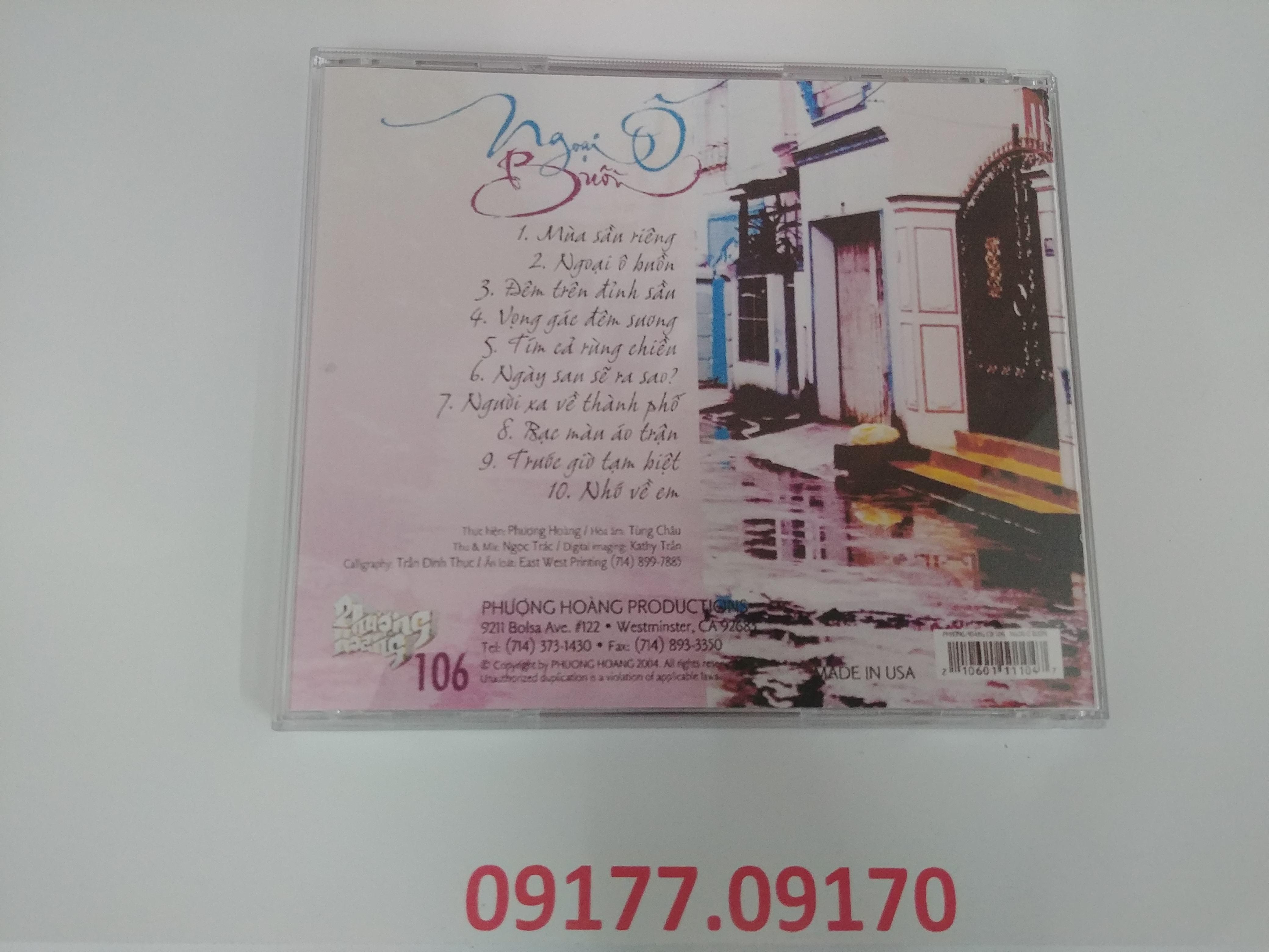 [HCM]CD Ngoại Ô Buồn - Trường Vũ PH106