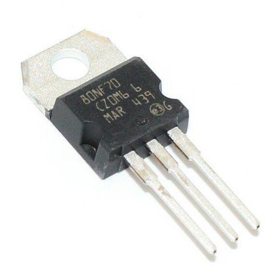 Mosfet stp80nf70 to-220 80a 70v