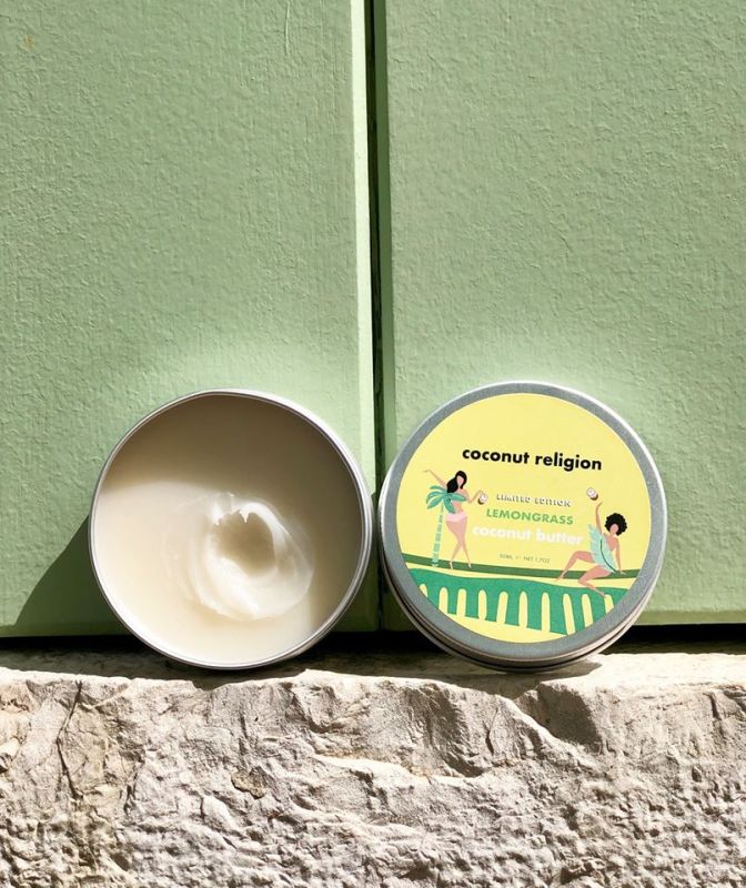 BƠ DỪA HƯƠNG SẢ DƯỠNG MÔI CỦA COCONUT RELIGON - LEMONGRASS COCONUT LIP BUTTER 15ML
