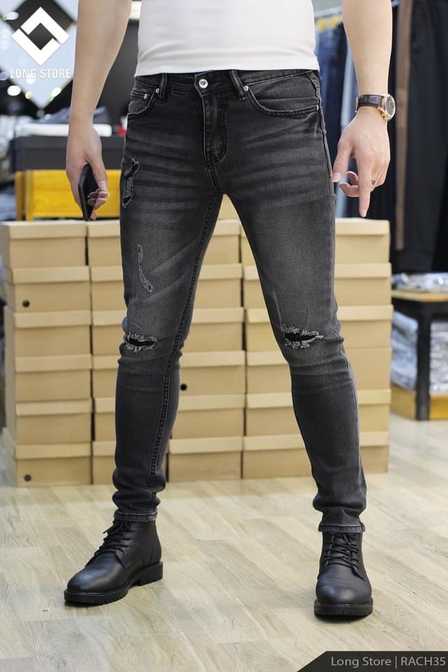 Quần jeans nam 2509 trơn giá rẻ quần bò nam co giãn quần nam mới độc lạ thời trang phong cách KINH ĐÔ THỜI TRANG UNI