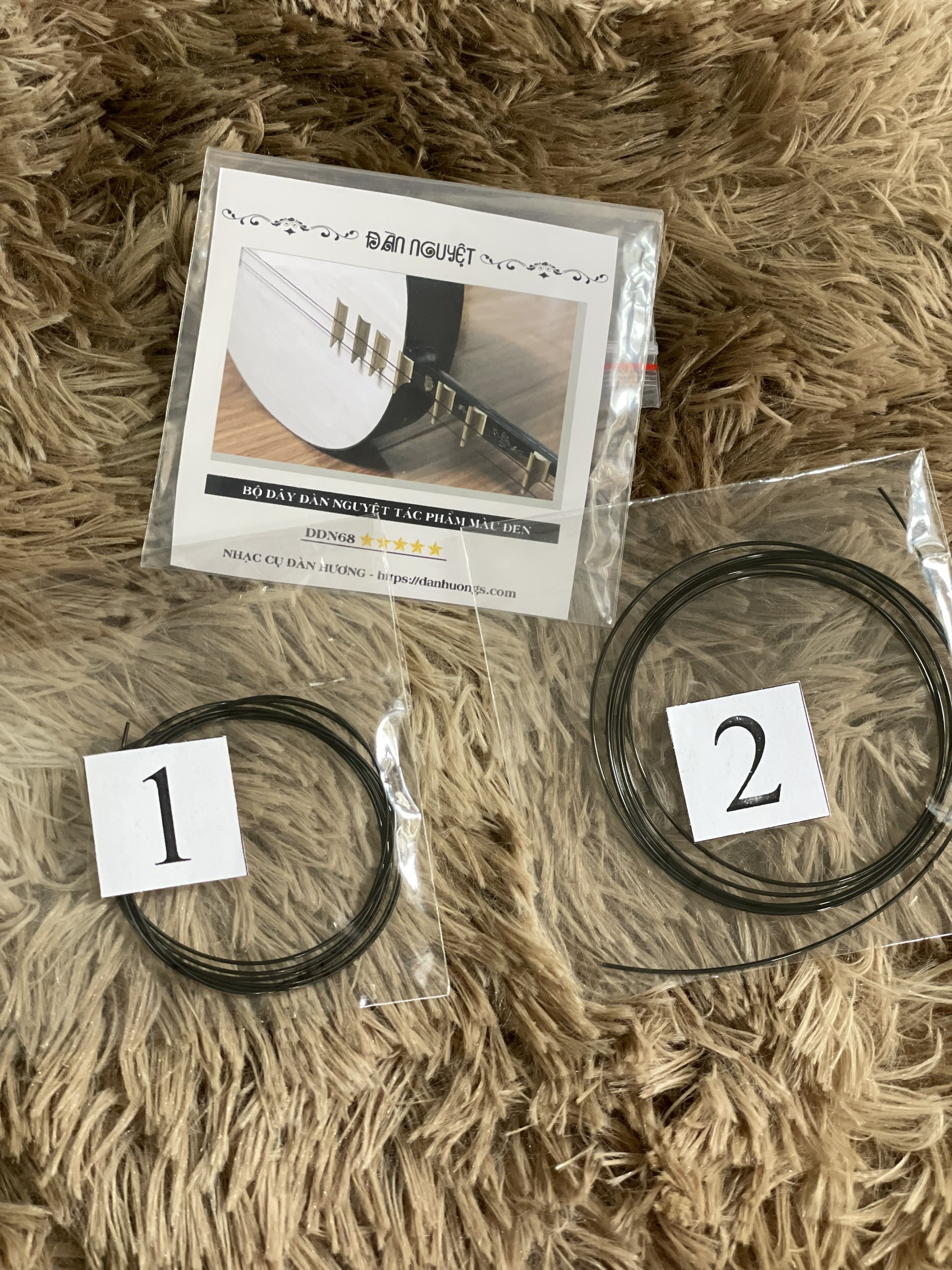 Bộ dây đàn nguyệt Đánh Tác Phẩm (dây 6-8)