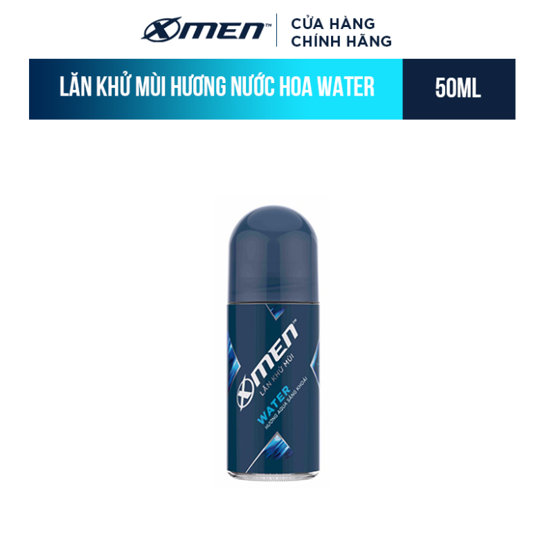 Lăn khử mùi X-men Water - Mat lạnh 50ml cao cấp