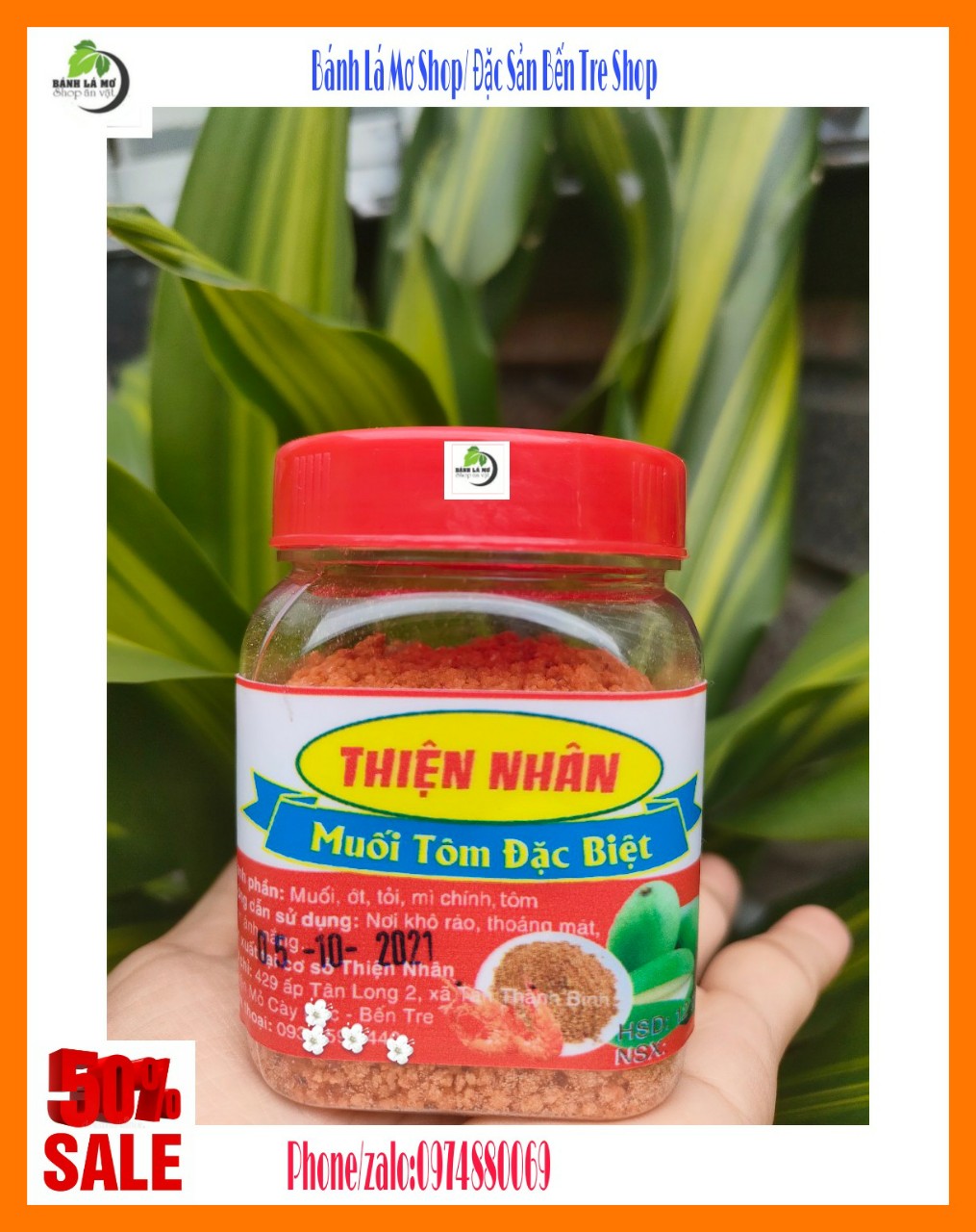 (Freeship) hủ 200gr Muối tôm loại ngon